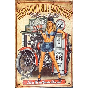 Vintage Style Retro Metal Plaque Wall Sign -