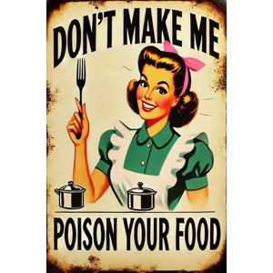 Vintage Style Retro Metal Plaque Wall Sign -