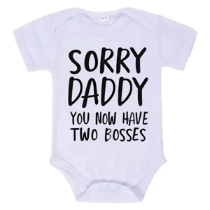 Funny Novelty White Babygro available in 4 sizes