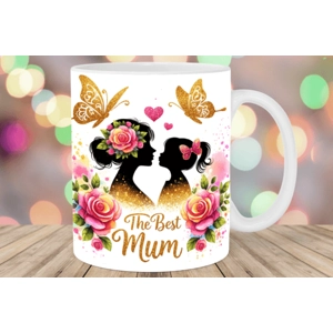 Custom Printed Best Mum  11oz Ceramic Coffee Mug/Tea Cup