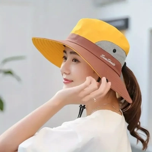 Yellow/Brown Woman’s Hat
