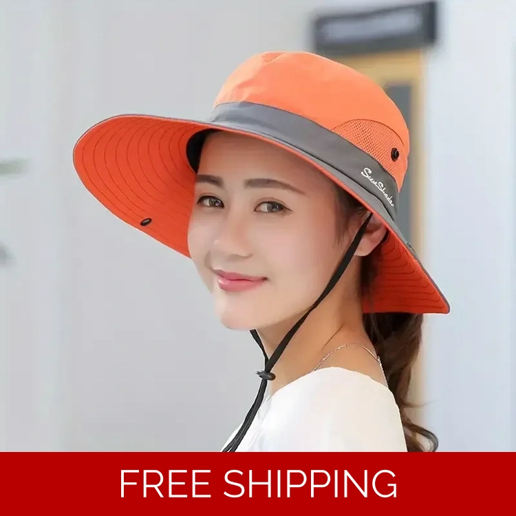 Orange / Gray Woman’s Hat