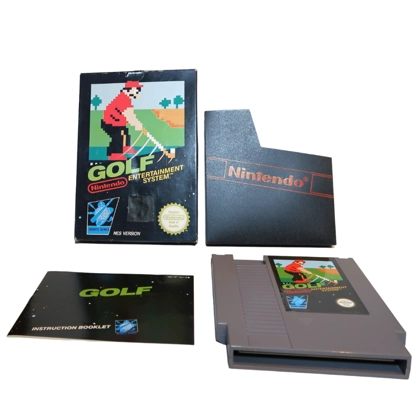 Golf Nintendo NES (BANDAI) game PAL UKV Complete