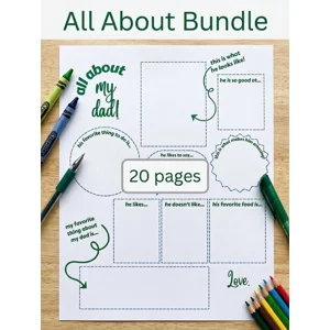 All About Bundle: Printable 