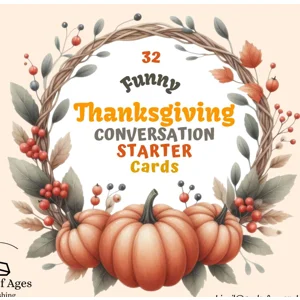 Funny Thanksgiving Conversation Starters - thanksgiving activities for children