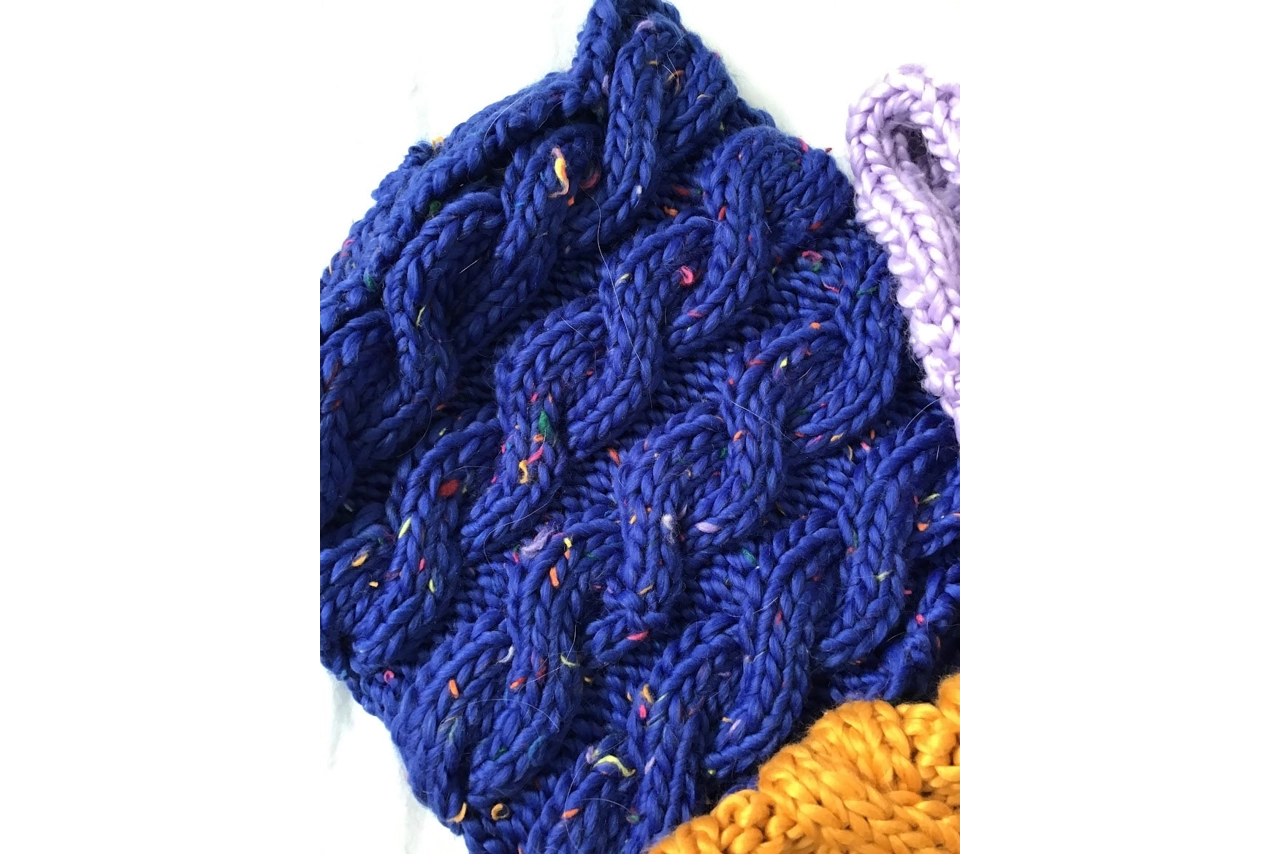 DECEMBERMAY☆ NEONEO knit neck warmer Embrace Winter Neck Warmer / DROPS 253-6 - Free knitting