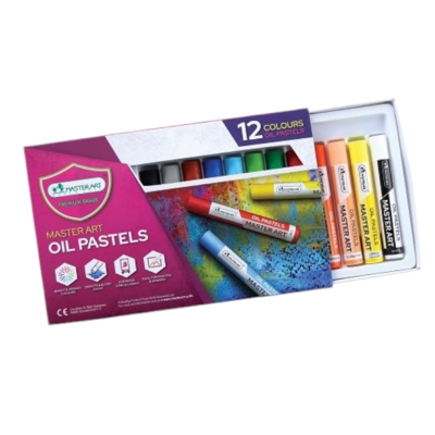 สีชอล์กน้ำมัน 12 สี มาสเตอร์อาร์ต