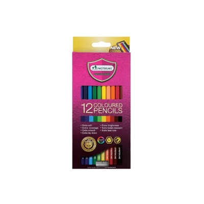 สีไม้ 12 สี แท่งยาว MASTER ART