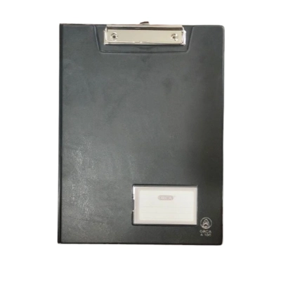 คลิปบอร์ด A4 ดำ ปกหนัง ORCA