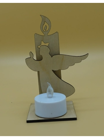 Laser cut, Christmas Theme Tea Light Stand Design 5