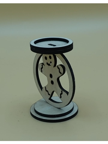 Laser cut, Christmas Candle stand tea light holder design 8