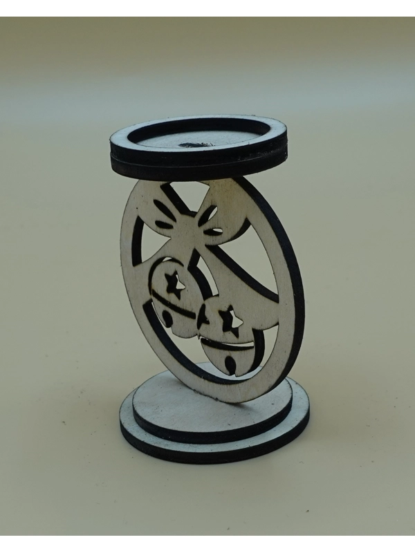 Laser cut, Christmas Candle stand tea light holder design 9