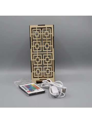 Usb powered Laser cut lamp design 2