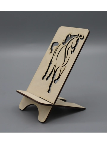 Laser cut Horse Mobile Phone Stand