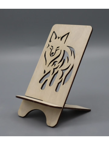 Laser cut Fox Mobile Phone Stand