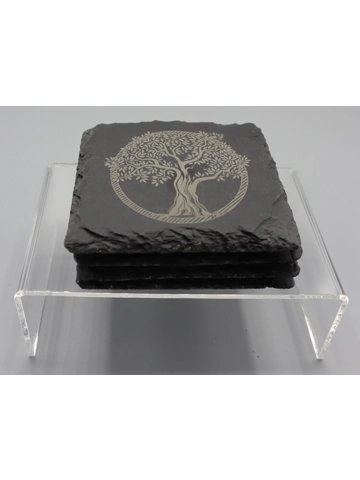 Slate Coasters set of 4 design 1
