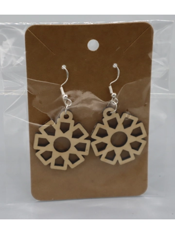 925 Silver Laser cut Earrings Design  2