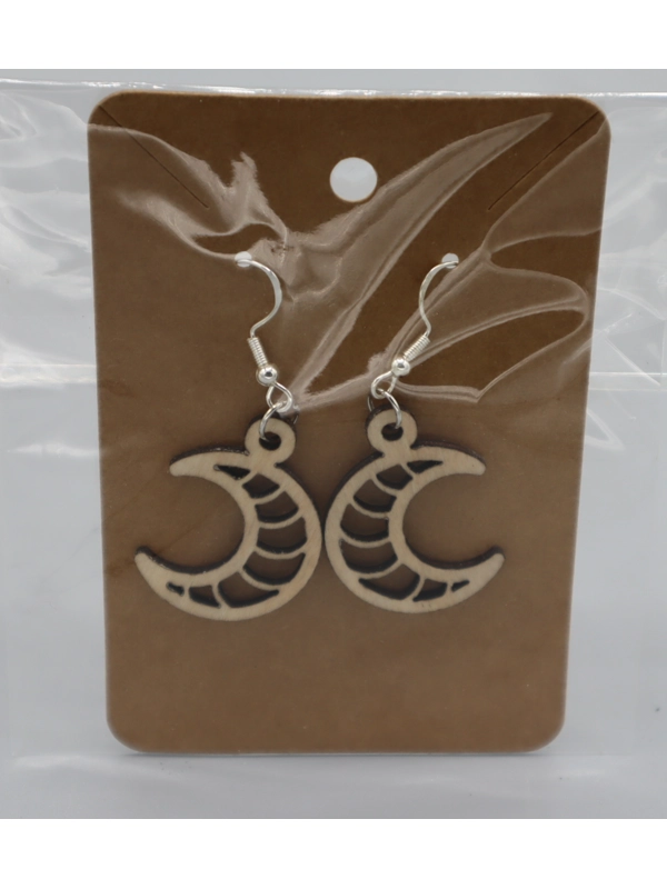 925 Silver Laser Cut Earrings Design 8