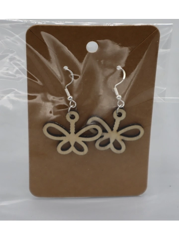 925 Silver Laser Cut Earrings Design 11