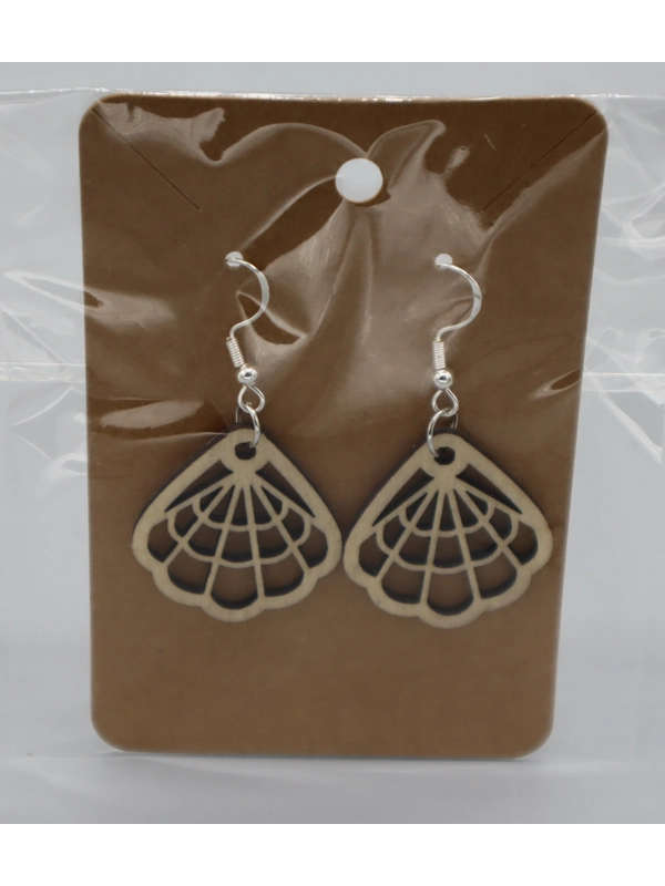 925 Silver Laser Cut Earrings Design 24