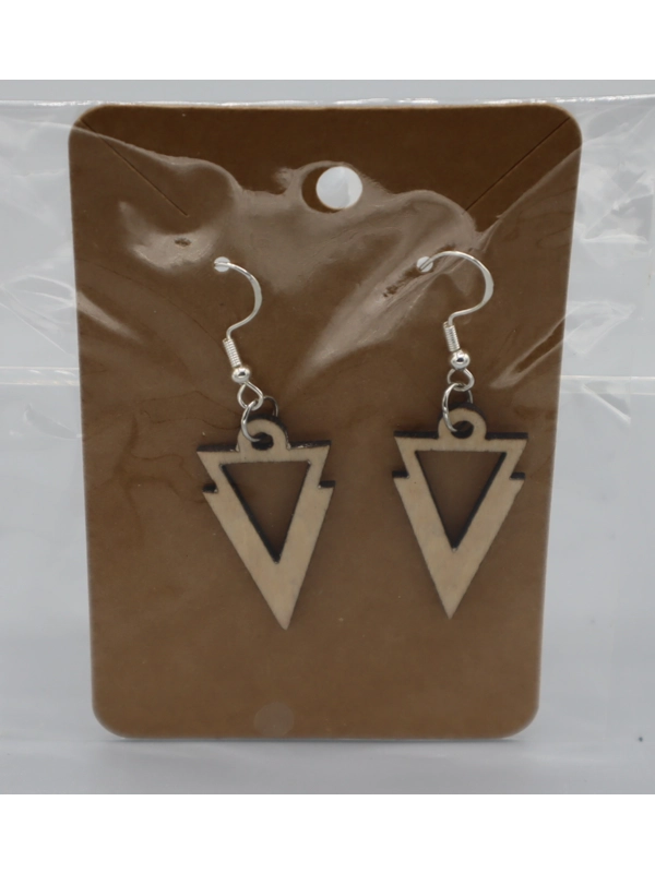 925 Silver Laser Cut Earrings Design 27