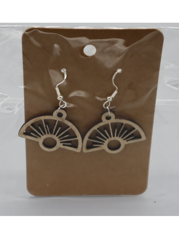 925 Silver Laser Cut Earrings Design 30