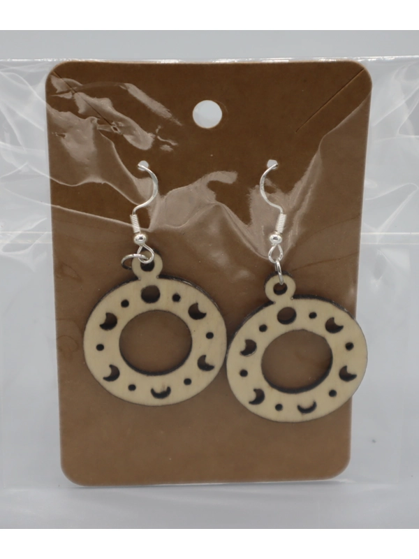 925 Silver Laser cut earrings Design 34