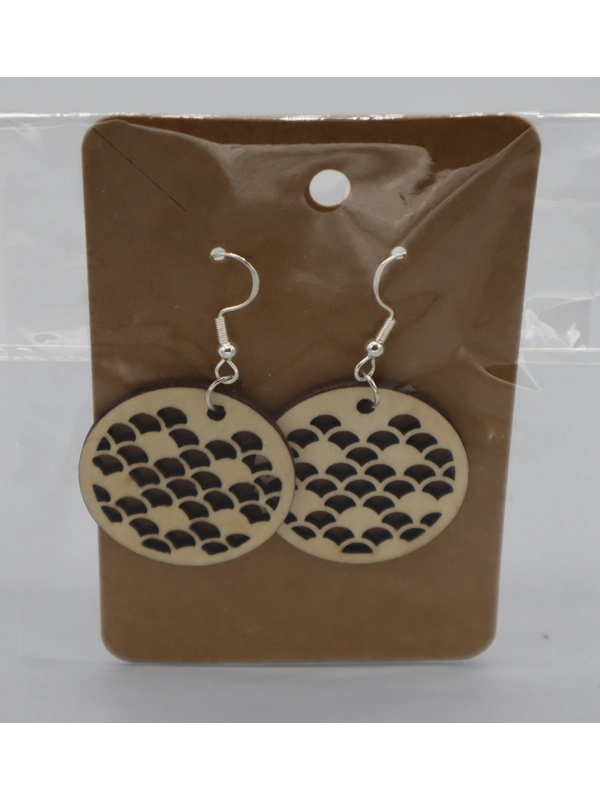 925 Silver Laser cut Earrings Design 35