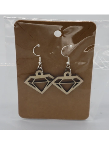 925 Silver Laser Cut Earrings Design 38