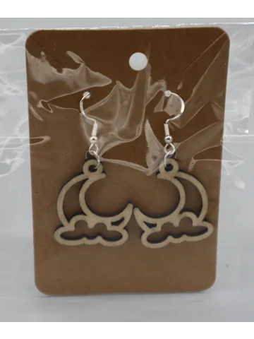 925 Silver Laser Cut Earrings Design 40