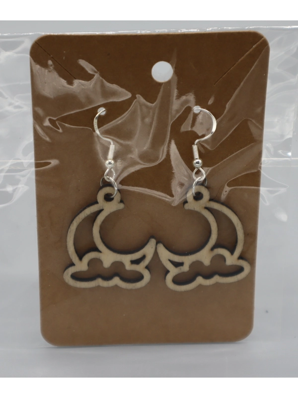 925 Silver Laser Cut Earrings Design 40