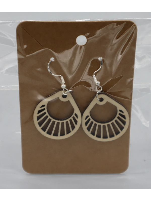 925 Silver Laser Cut Earrings Design 41