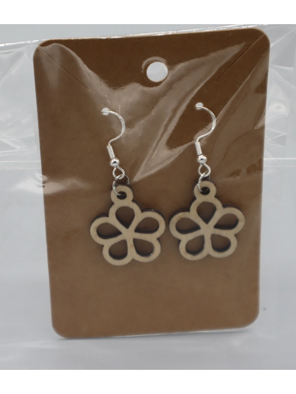 925 Silver Laser Cut Earrings Design 42