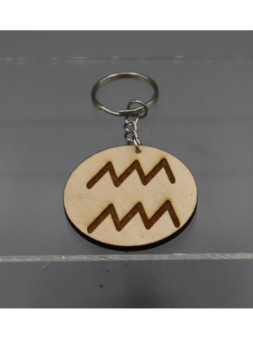 Star sign keyring Aquarius