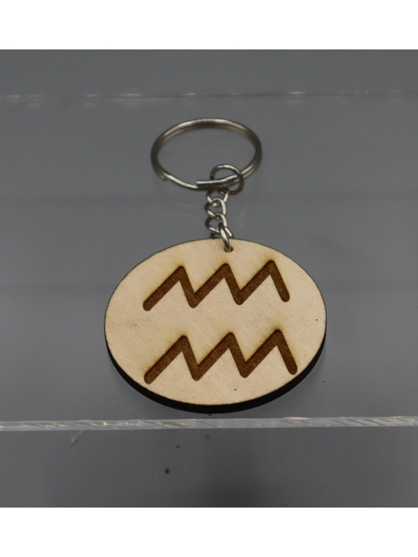 Star sign keyring Aquarius