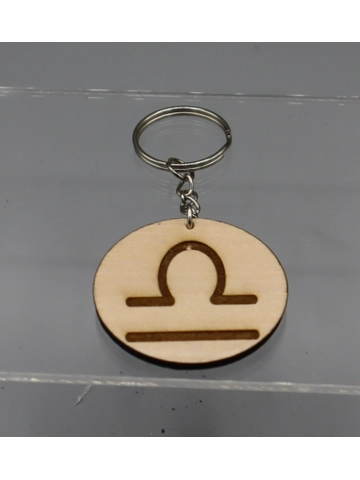 Star sign keyring Libra