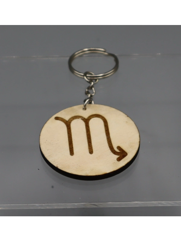 Star sign keyring Scorpio