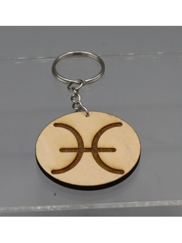 Star sign keyring Pisces