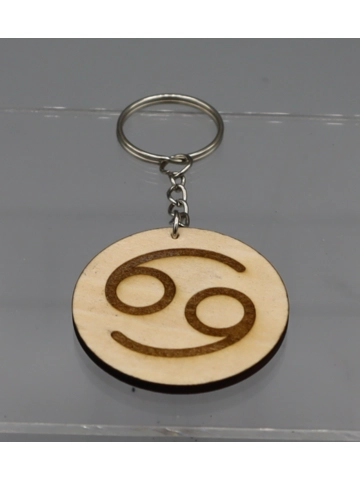 Star sign keyring Cancer