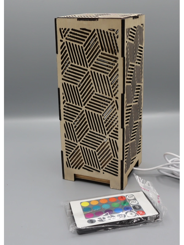 Usb powered Laser cut lamp design 4