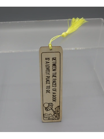 Laser engraved Book Mark 1