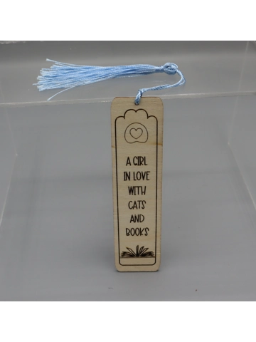 Laser engraved Book Mark 2