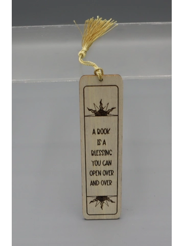 Laser engraved Book Mark 4