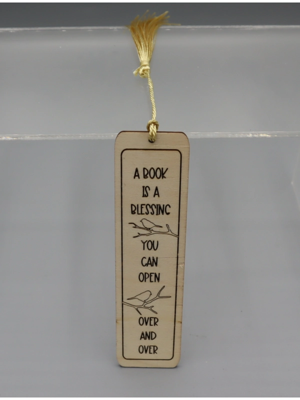Laser engraved Book Mark 9