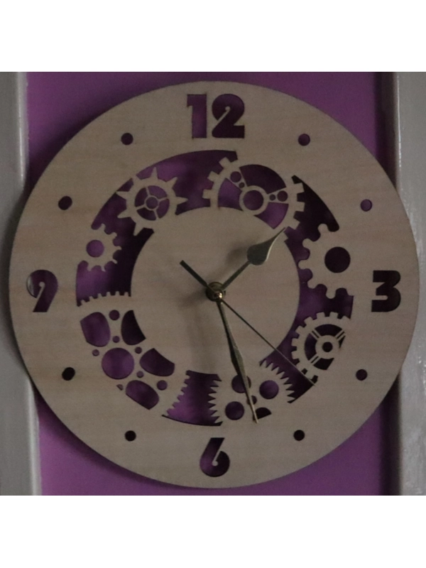 Laser Cut Wall Clock Design 1