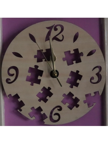 Laser Cut Wall Clock Design 2