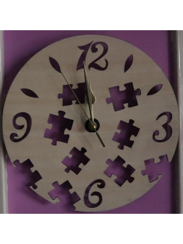 Laser Cut Wall Clock Design 2
