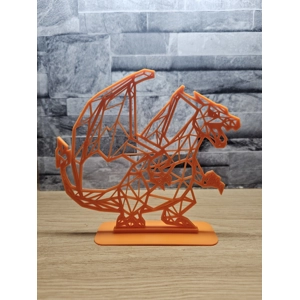 Charizard Geometric Design Figure