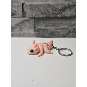 Baby Axolotl Keyring