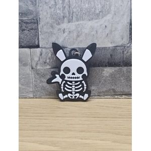Pikachu Skelton Keyring